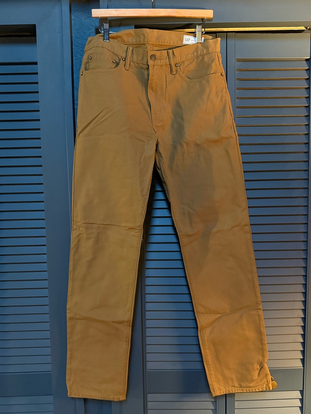 NWOT GAP Men's Tan Chino Denim Pants 32x34